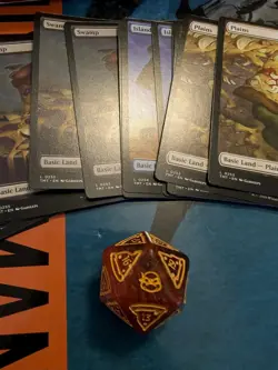 MTG Teenage Mutant Ninja Turtles D20 Dice Life Counter Pizza Bundle Spindown - Image 1