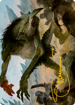 Loathsome Troll - Art Series (Gold-Stamped Signature) (AAFR) - Image 1