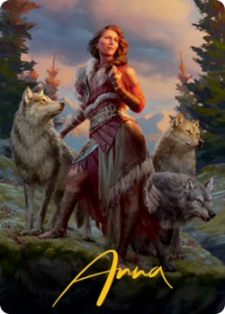 Arlinn, the Pack's Hope (001) - Art Series (Gold-Stamped Signature) - Image 1
