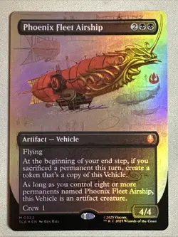 MTG / Phoenix Fleet Airship / TLA / #323 / FOIL (Borderless) / Mythic / NM - Image 1