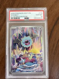 pokemon white flare woobat 119/086 Psa 10 - Image 1