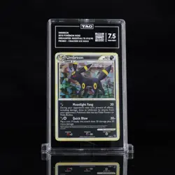 2010 Pokemon Undaunted Nightfall Umbreon Cracked Ice Holo Promo 10 TAG 7.5 - Image 1