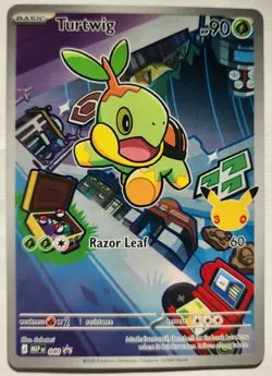 Turtwig 040 | First Partner | Illustration Rare | Black Star Promo | Pokemon TCG - Image 1