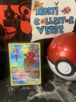 Pokemon TCG Octillery Sword & Shield Mfg: Brilliant Stars Tg03/Tg30 Holo Secret - Image 1