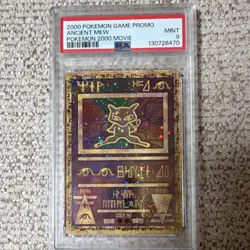 Pokemon TCG Ancient Mew 1 Promo Holo PSA 9 2000 Movie English - Image 1