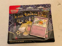 Pokemon Scarlet & Violet Paldean Fates 3 Pack Blister Greavard Promo New! - Image 1