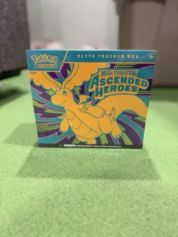 Pokemon TCG Mega Evolution Ascended Heroes ETB Dragonite Zekrom - Factory Sealed - Image 1