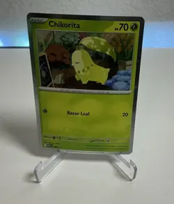 Chikorita MEP 069 - NM Pokemon Mega Evolution Perfect Order Holo Promo - Image 1