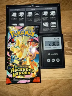 Extremely Heavy Pokemon Ascended Heroes Booster Pack (23+) Potential God Pack - Image 1