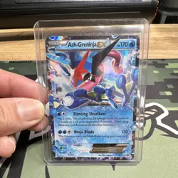 Pokemon Ash-Greninja EX XY133 XY Promo Holo Basic 170 HP Ninja Blade 130 - Image 1