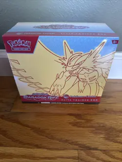 Pokemon Center Scarlet & Violet Paradox Rift Elite Trainer Box Roaring Moon - Image 1