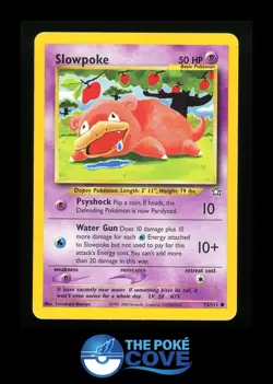 Slowpoke 73/111 | Neo Genesis | Pokemon Common | DMG Crease Tomokazu Komiya - Image 1