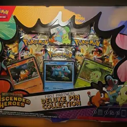 Pokemon TCG Mega Evolution Ascended Heroes First Partners Deluxe Pin Collection - Image 3