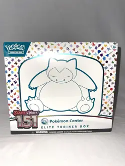 Pokemon Scarlet Violet Pokemon 151 Elite trainer box Pokemon center New Defects - Image 1