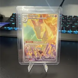 Pokemon TCG Rapidash 189/182 Destined Rivals Illustration Rare Look! - Image 1
