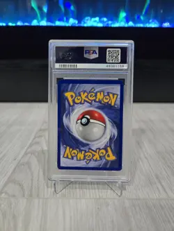 1999 POKEMON BASE SET 1ST EDITION-SHADOWLESS #8 MACHAMP-HOLO PSA 8 - Image 2