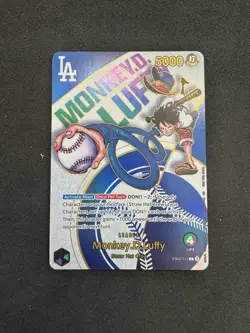 Monkey.D.Luffy (010) Dodgers x One Piece EB02-010 One Piece Promotion - Image 1