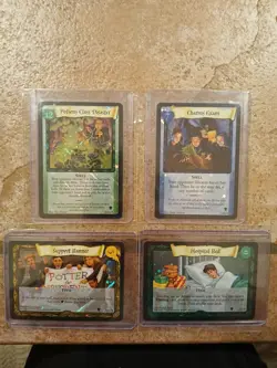 Harry Potter WOTC Foil Rare Card Lot ×4 (Light Play/Played Cond.) Charms Potions - Image 1