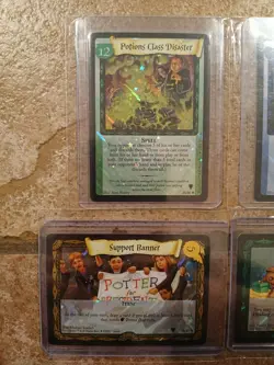 Harry Potter WOTC Foil Rare Card Lot ×4 (Light Play/Played Cond.) Charms Potions - Image 2