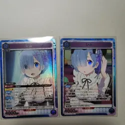 UNION ARENA Rem SR 4 Card Set Trading Card Rare Play - Image 5
