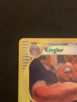 Pokemon Card Expedition Kingler 15/165 Reverse Holo LP - Image 2