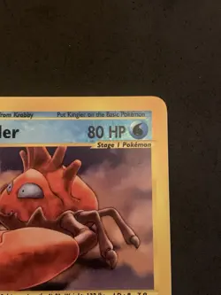 Pokemon Card Expedition Kingler 15/165 Reverse Holo LP - Image 3