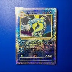 Base Set Rare Reverse Holo Gyarados Pokemon TCG Card - Image 1