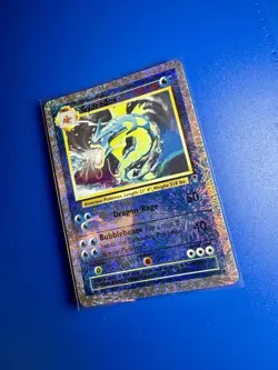 Base Set Rare Reverse Holo Gyarados Pokemon TCG Card - Image 4