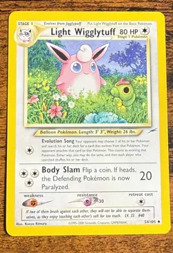 Light Wigglytuff 54/105 Neo Destiny Regular Pokemon Card - Image 4