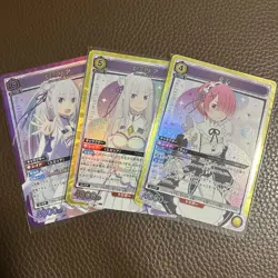 Re:Zero Starting Life Emilia Ram SR Set Union Arena Card - Image 1