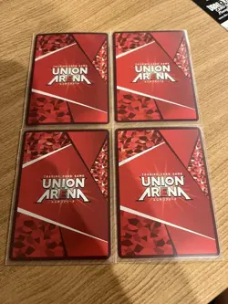 Union Arena Chrollo SR 4 Card Set Limited Edition Mint - Image 2