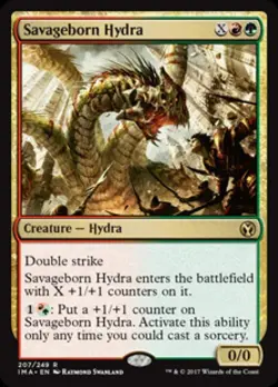 Savageborn Hydra - Near Mint MTG Iconic Masters - Image 1