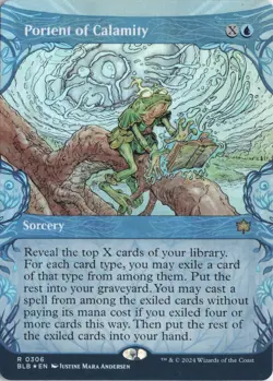 Portent of Calamity (Showcase) Bloomburrow Foil - NM #306 MTG BLB - Image 1