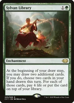 Sylvan Library Commander Collection: Green NM MTG - Image 1