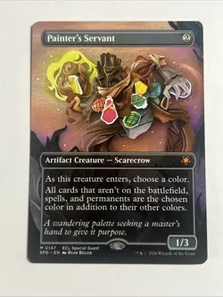Painter's Servant • NM • Lorwyn Eclipsed Special Guest SPG MTG Borderless Mythic - Image 1