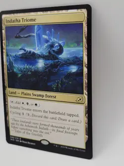MTG Indatha Triome NM Ikoria IKO Rare Tri Land Cycling EDH Mana Fixing - Image 4