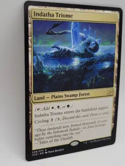 MTG Indatha Triome NM Ikoria IKO Rare Tri Land Cycling EDH Mana Fixing - Image 5