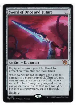 MTG Sword of Once and Future, March of the Machine Artifact (MOM) Magic, NM - Image 1