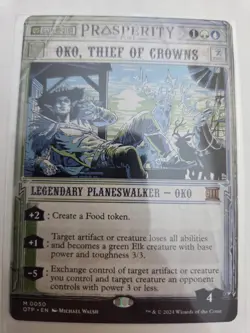 mtg, Oko, Thief of Crowns Outlaws of Thunder Junction: Breaking News Regular NM - Image 1