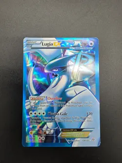 Pokemon TCG Lugia EX 134/135 HP 180 Team Plasma Toyste Beach Holo Trading Card - Image 2