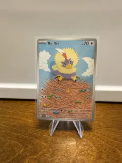 Pokemon TCG - Rufflet - Black Bolt 154/086 Illustration Rare Full Art Holo - Image 1