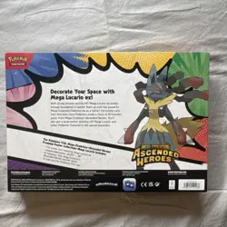 Pokemon TCG Mega Evolution Ascended Heroes Mega Lucario Box - Image 2