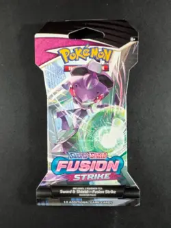 2021 Pokemon Fusion Strike (GENESECT) Factory Sealed Sleeved Booster Pack (A) - Image 1