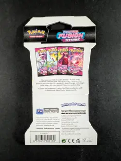 2021 Pokemon Fusion Strike (GENESECT) Factory Sealed Sleeved Booster Pack (A) - Image 2