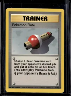 1999 Pokemon Unlimited Pokemon Flute Uncommon #86/102 - Image 1