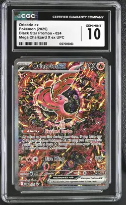 Oricorio ex 2025 Pokemon Black Star Promos CGC 10 #024 - Image 1