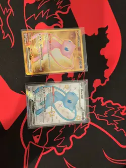 Mew ex 205 SV:151 & Mew ex 216 Paldean Fates Shiny Ultra Rare Pokemon Lot - Image 1