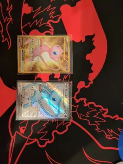 Mew ex 205 SV:151 & Mew ex 216 Paldean Fates Shiny Ultra Rare Pokemon Lot - Image 2