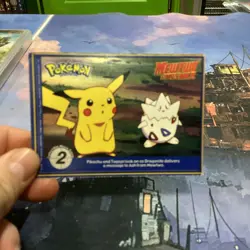 Pokemon TCG Mewtwo Strikes Back Scene #2 Pikachu and Togepi - Image 1