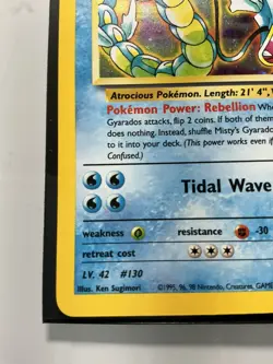 Pokemon Misty's Gyarados Gym Challenge Holo Rare 13/132 100 HP 2000 - Image 2